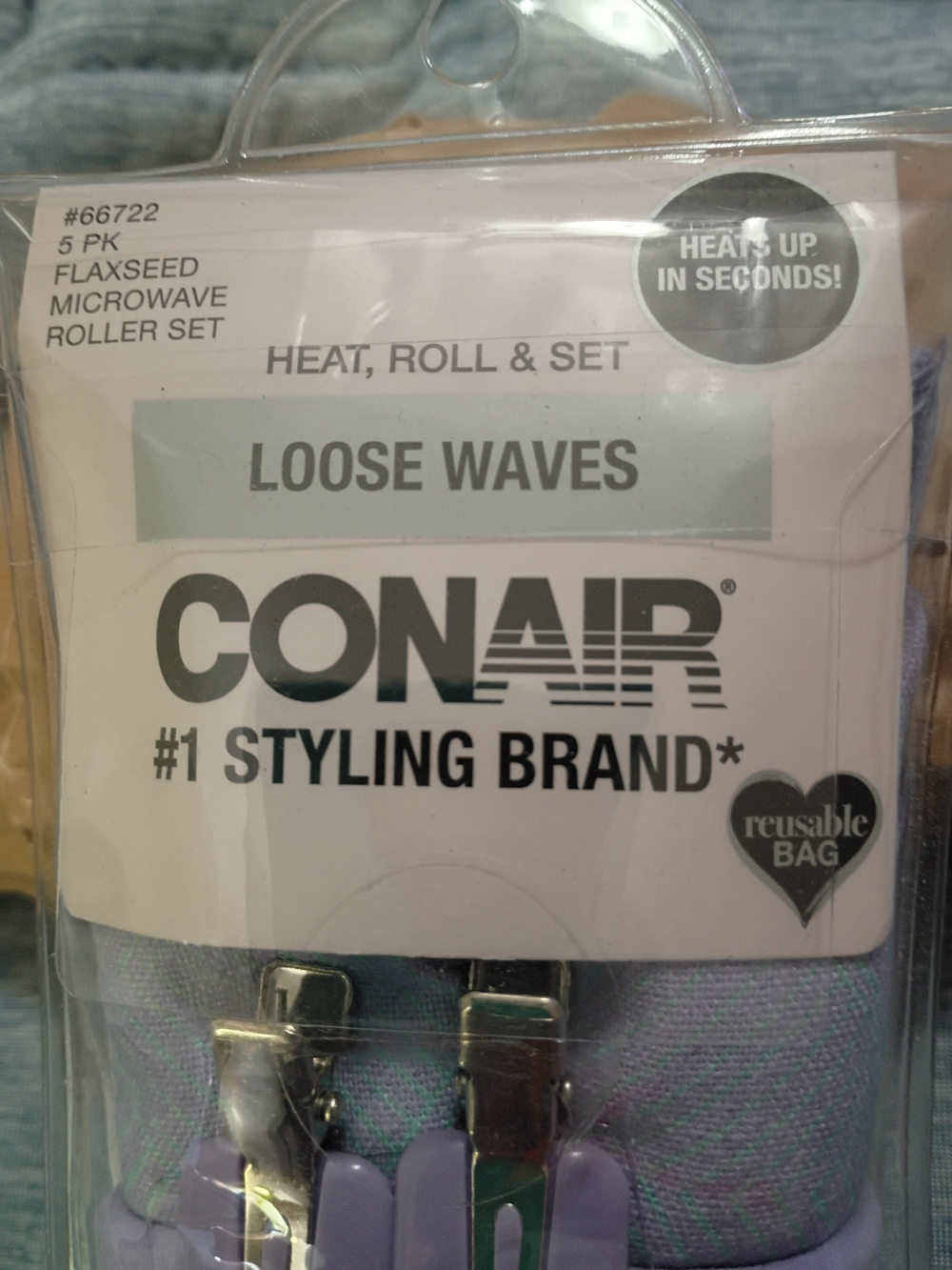 Loose Waves Microwave Roller Set - Flaxseed